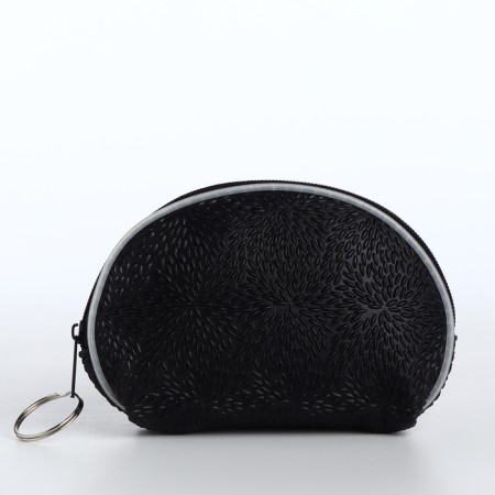 Women's wallet with lightning, black color