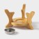 Porcelain teapot with heating on the bamboo stand Bellatenero “Strips”, 850 ml, white color