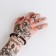 Bracelet Unisex "Bastion" wolf, black color with black silver, d = 7 cm