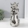 Souvenir Ceramics "Leo in the Crown" silver 17x12x26 cm