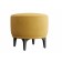 Pouf Moon, 500x500x440, Velur Ultra Mustard