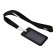 Baiga vertical, external size - 11 x 7 cm., Internal size - 8.2 x 5.2 cm, tape 42 cm, black