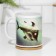 Sublimation mug "February 23. Let it always peck", with application