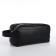 Cosmetic bag with lightning, black color