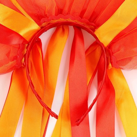 Carnival rim "Radiant Sun", color red-orange-10