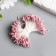 Stamens for flowers "droplets matte dusty rose" d = 1.5 mm set 400 pcs length 6 cm