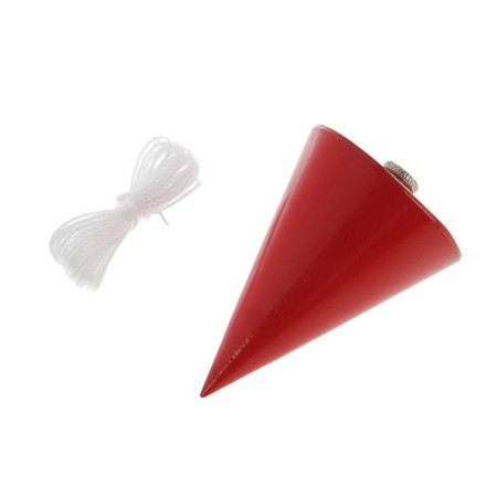 Conical plumb line "Remocolor", 400 g, steel, cord 5 m