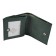 Nice wallet, glossy skin, color green crocodile