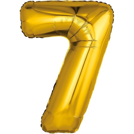 Foil ball 32 "Figure 7", color gold