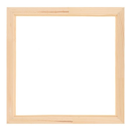 Frame for paintings (mirrors) 40 x 40 cm, profile 13 x 36 mm, No. 1 unpainted tree (suitable for decoration)-1