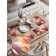 A set of napkins for setting the table "Field of tulips", rectangular, rounded edges, size 30x46 cm, 4 pcs