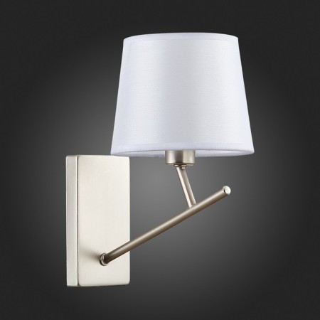 Wall lamp EVOLUCE. Sle300101-01. Denice. 1x40 W, E14, 15x26 cm, Nickel color-4