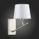 Wall lamp EVOLUCE. Sle300101-01. Denice. 1x40 W, E14, 15x26 cm, Nickel color