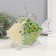 Souvenir glass "Fish in green speck" 8x25x20 cm