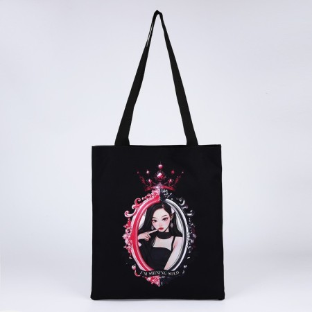 Bag Schoper "Korea", 35x0.5x40 cm, department without lightning, without lining, black-2
