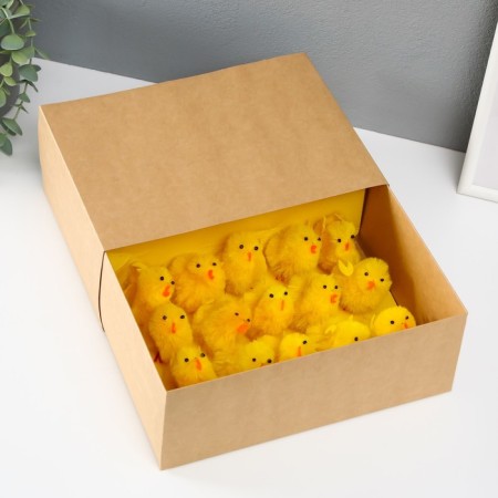 Easter souvenir "Fluffy chicken" set of 15 pcs 7.5x5x5 cm-2