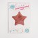 Foil ball 18 "Star", pink gradient