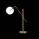 ST LUCE bedside lamp. SL1205.304.01. Sandro. 1x5 watts, G9, 4000k, 20.5x40x75 cm, brass color