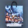 New Year. Package "Christmas Night", polyethylene with a plastic pen, 37.5x44.5 cm.