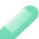 Hair care kit: comb and brush "Flower", Biryuzovoy color
