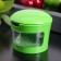 A device for cutting garlic "Reno", 2 nozzles, 7.5 × 7.5 × 6 cm, green color