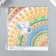 Scrapbooking paper bilateral "ethnic" density 180 g 15.5x17 cm