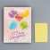Gift package laminated with quiet, packaging, “Happy Birthday”, MS 18 x 23 x 10 cm