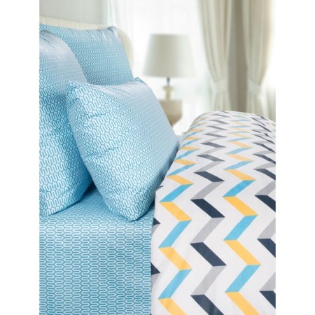 Bed linen 2 joint venture Colorful Geometry, size 220x214 cm, 175x215 cm, 70x70 cm - 2 pcs-1