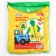 Children's raincoat, size l, 110-120 cm, blue tractor