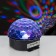 Light device "Crystal ball" 17.5 cm, speaker, glow RGB, 220 V