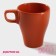 Mug ceramic shares Coffee Break, 280 ml, orange color