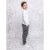 Turtleneck for a boy, height 140 cm, white color