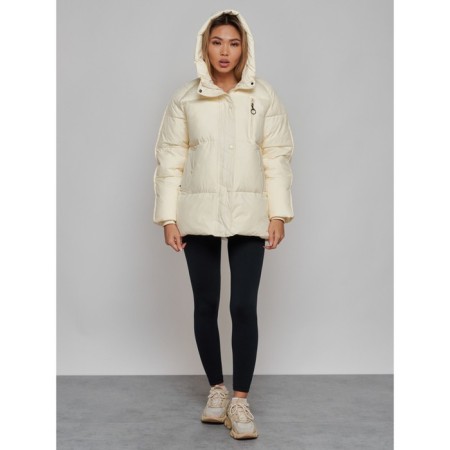 Winter jacket, size 50, beige color-5