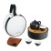 A set for a tea ceremony of 5 items, 3 persons, a cup of 30 ml, a kettle 160 ml, porcelain