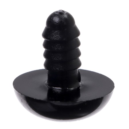 Screw eyes with plugs, set of 20 pcs., Size 1 pc. - 1.6 cm, black color-2