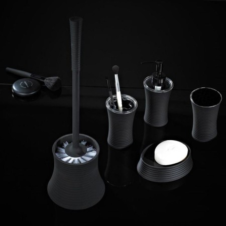 Tower toothbrush cup, black-1