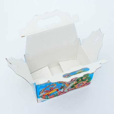 New Year. Gift box New Year's casket is a simple "snake" with animation 20 x 12 x 17 cm.-3