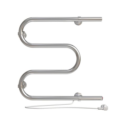 Electric towel "Sanprise" M-shaped, 500x500 mm, side connection, chromium