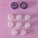 A set of pastry troops, 8 nozzles (d = 3.5 cm), 2 adapters