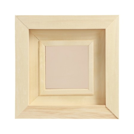 Window, 30 × 30cm, double glass of linden, bronze-1