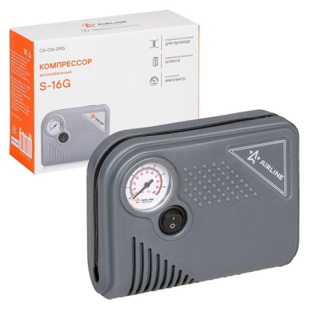 Car compressor S-16 G Plastic case, 20 l/min., 8 atm