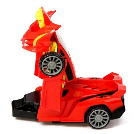 Robot radio -controlled “Lambo”, transforms, works from batteries, color mix-4