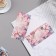 Money envelope "Universal" pink flowers, 8x16.3 cm