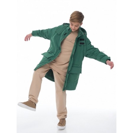 Boys for boys, height 128 cm, khaki color-3