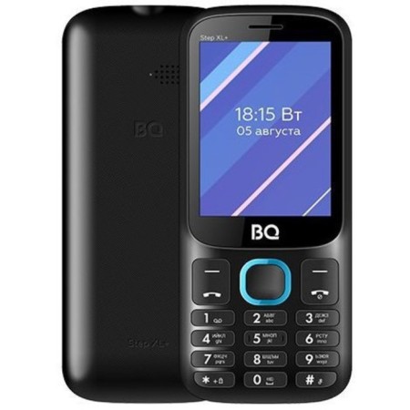 Cell phone BQ M-2820 STEP XL+ Black Blue