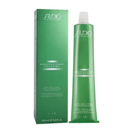 Cream-painting 5.07 Saturated cold light brown Studio Professional with ginseng extract and rice proteins, 100 ml-1