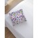 Pillowess decorative "Flower art", on a zipper, size 45x45 cm