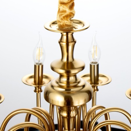 Anter chandelier 12x40W E14 Brass 75x75x50 cm Bayerlux-5