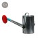 Watering can, 5 l, with a diffuser, galvanized, without a pattern, nose d = 25 mm