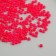 Glass 8/0 "Matte translucent. Orange-red" 10 g
